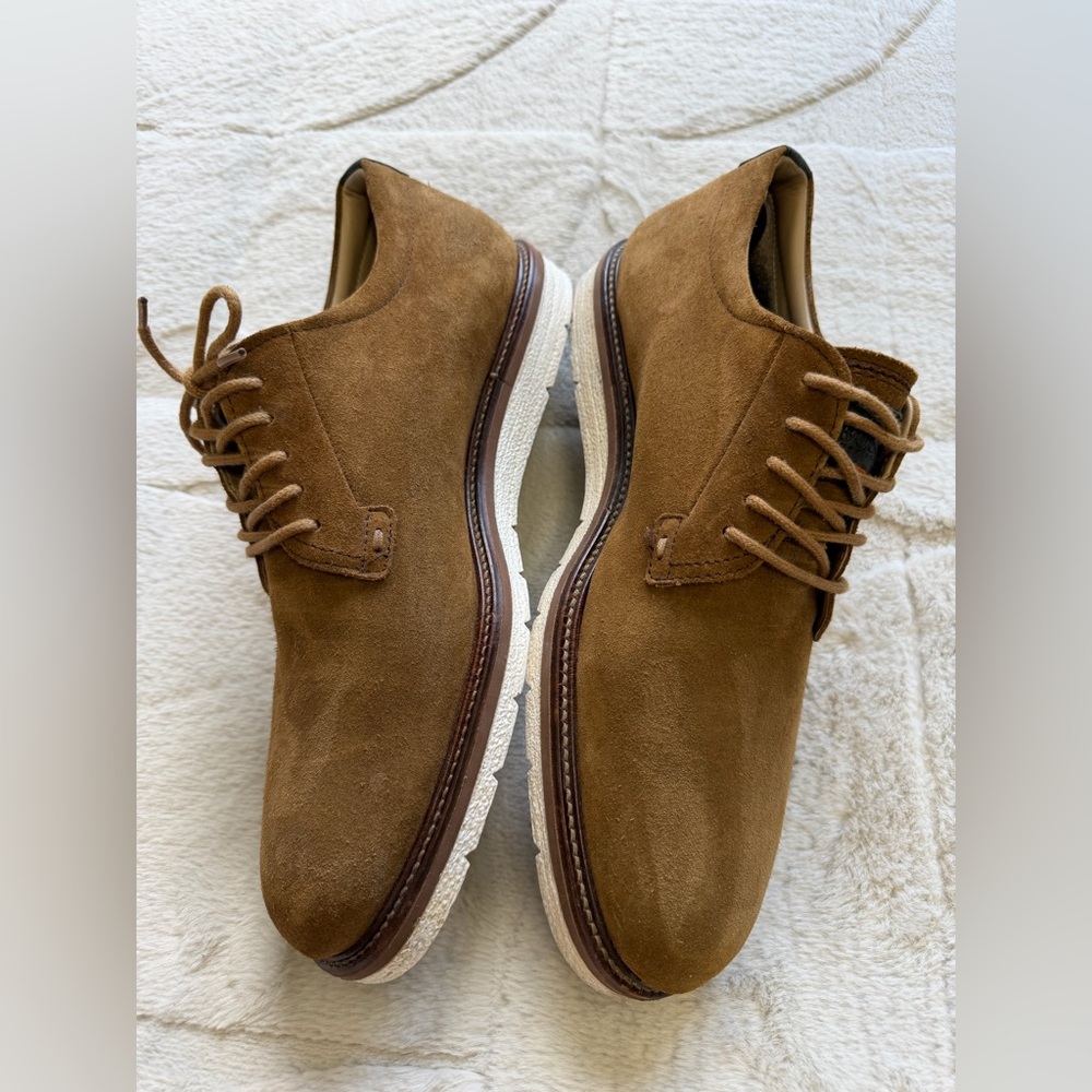 $199 Hugo Boss Orange Men's Suede Lace Up Oxford Derby Shoes 42 9